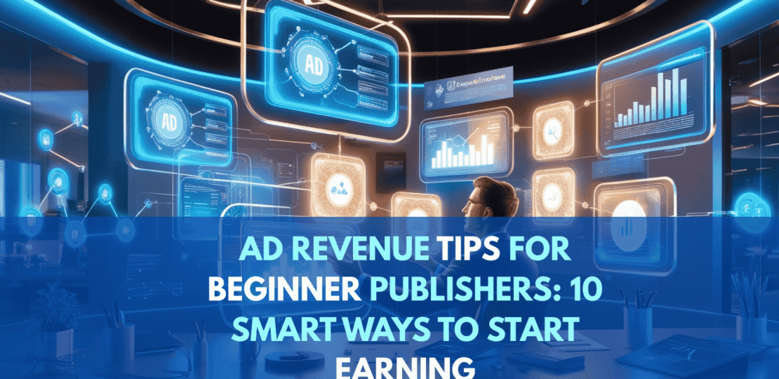 ad revenue tips for beginner publishers