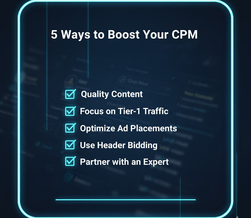 How to Increase Your Website's CPM