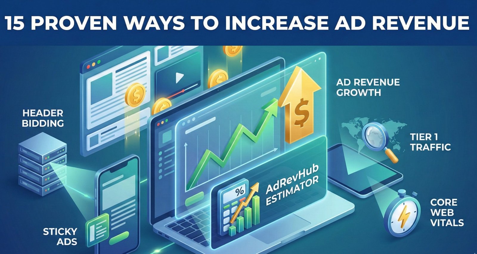 15 Proven Ways to Increase Ad Revenue on Your Website